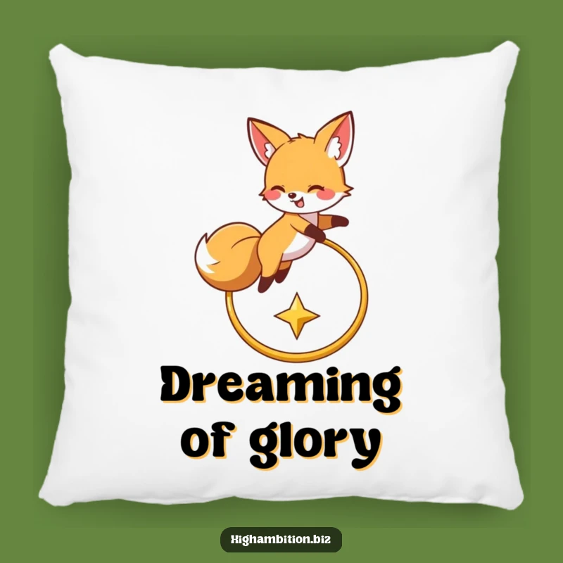 Funny Fox Star Pillow: Cozy & Humorous Cushion, Perfect Funny Gift for Comfort