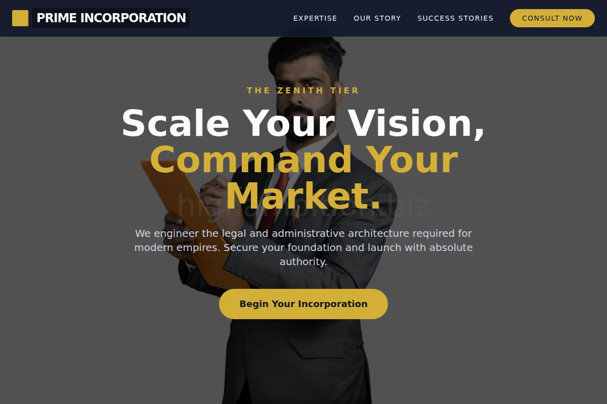 Premium Business Coach Website Design
