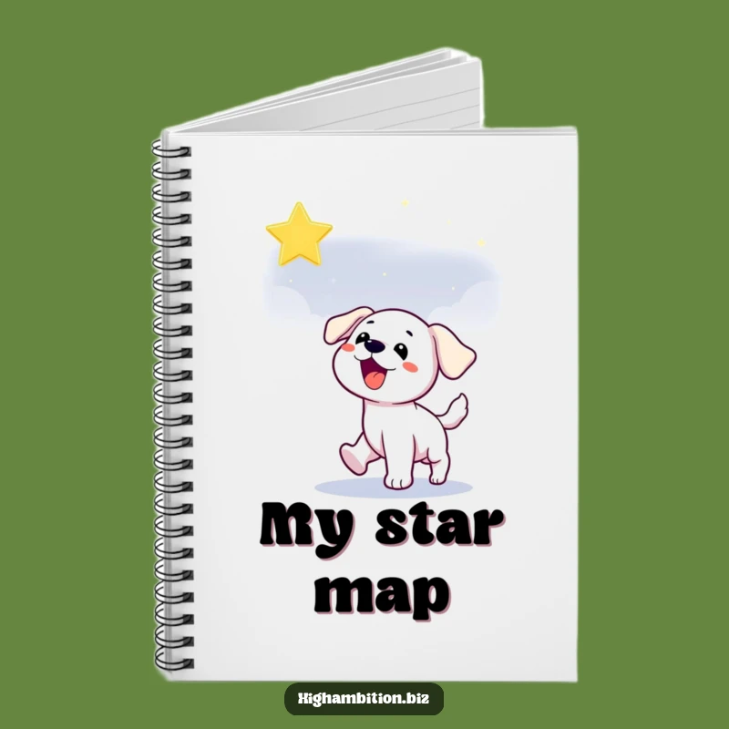 Funny Puppy's Star Journal: Hilarious Notebook for Dreamers