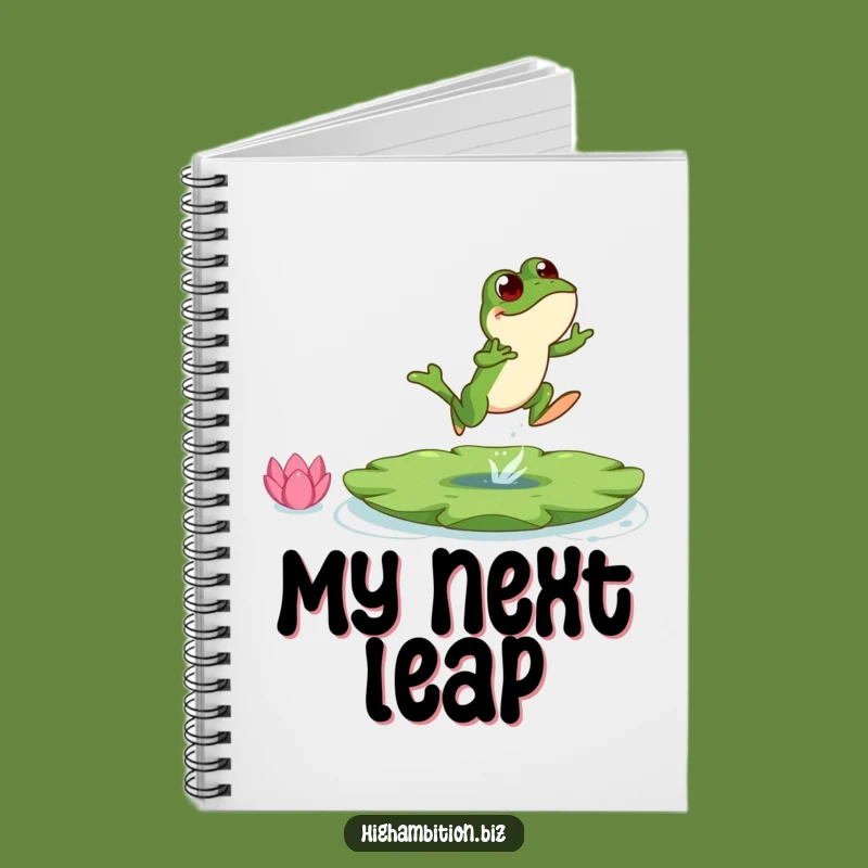 Funny Frog's Leap Journal: Hilarious Notebook for Dreamers