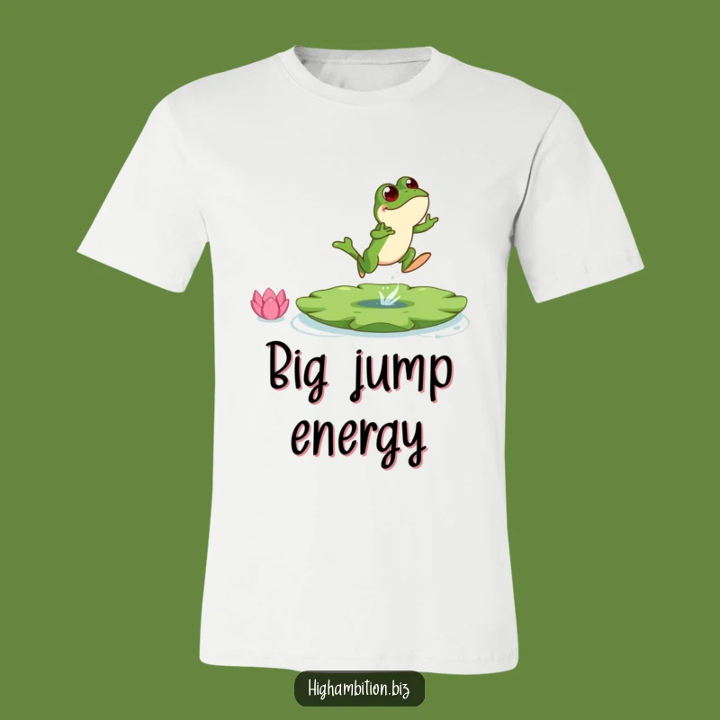 Funny Frog Leap T-Shirt: Hilarious Amphibian Action, Great Gift
